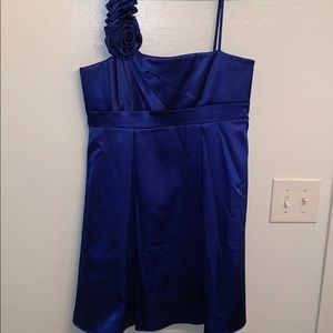 Royal blue dress